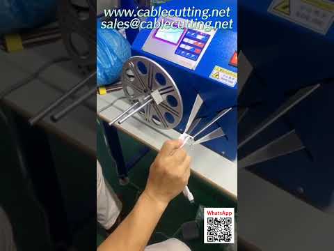 Automatic Wire Cutting and Stripping Machine WPM-85-40 with P-X-2 Controller and 120L Feeder