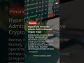HyperFund Promoter Admits Guilt in Massive Crypto Fraud #shorts