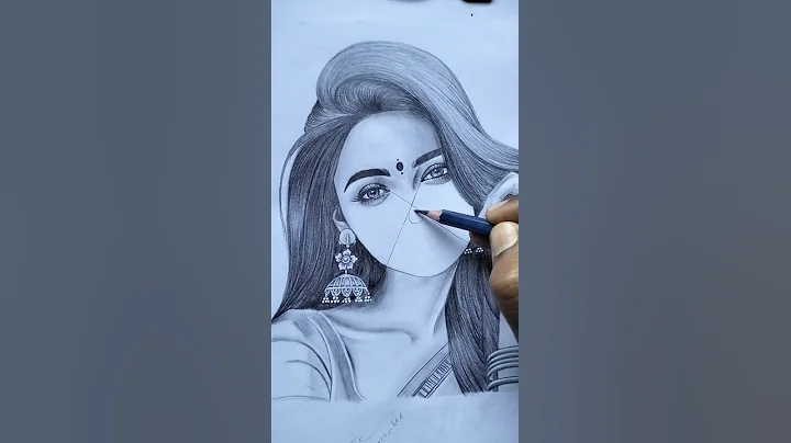 Easy drawing tricks 😍✍️🎨 #art #artist #cartoon #drawing #satisfying #paint #anime #shorts #girl thumbnail