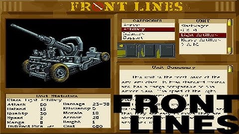 Front Lines (DOS, 1994) Retro Preview from Interactive Entertainment Magazine