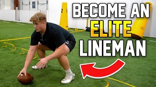 Offensive Line Drills | Become a DOMINANT OLineman🏈💥