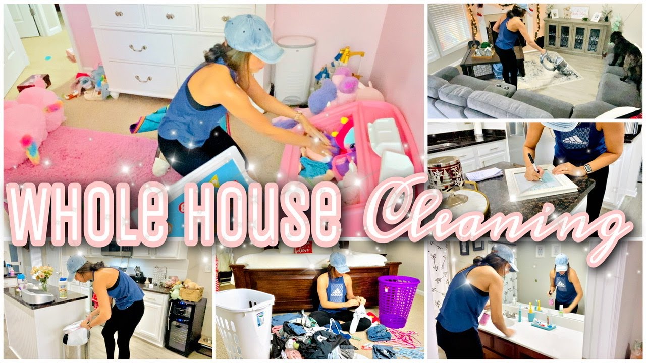 WHOLE HOUSE CLEAN WITH ME | EXTREME MESSY HOUSE CLEANING | NEW YEARS ...