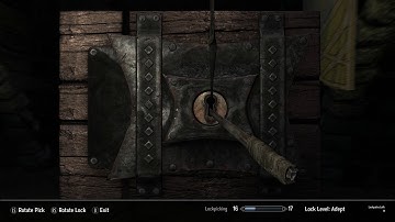 Skyrim Special Edition Mod Review Lockpicking Interface Redone