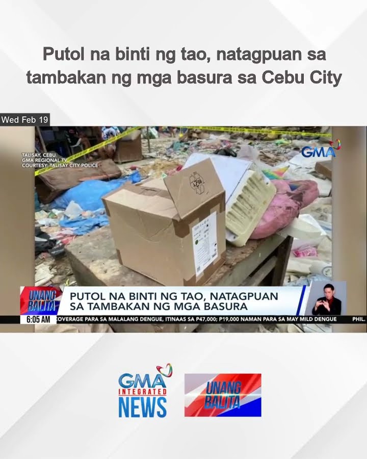 Putol na binti ng tao, natagpuan sa tambakan ng mga basura sa Cebu City | Unang Balita