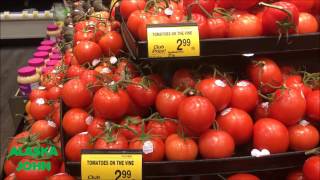 TOMATO PRICES - Anchorage Alaska - Carrs Safeway Grocery Store