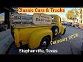 Awesome Classic Cars and Trucks/Stephenville, Texas Cars &amp; Coffee at The Courthouse February 2026