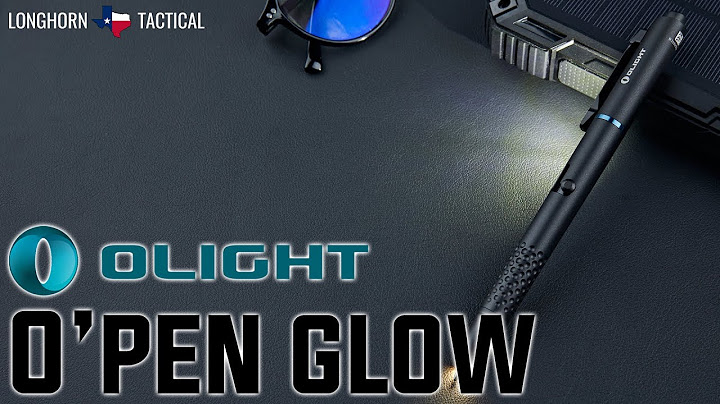 Olight O’Pen Glow EDC Pen with Flashlight and Green Laser [Open]