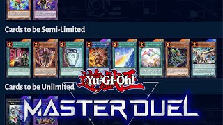 (Yu-Gi-Oh! Master Duel) NEW BEST BANLIST! DESPIA GOT NERFED AGAIN | ABC DRAGON UNLIMITED