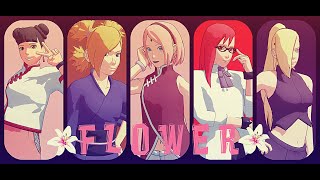 MMDナルト! - Naruto  | JISOO - 'FLOWER' | Sakura*Ino*Temari*Karin*TenTen