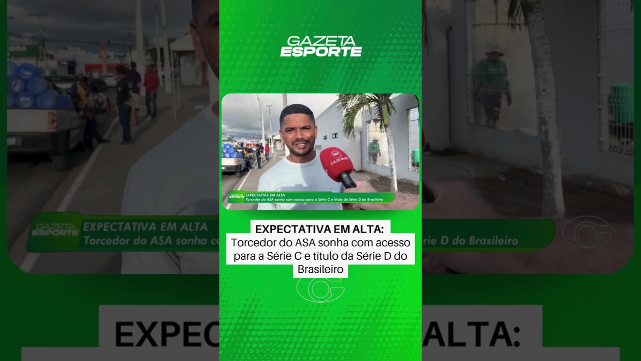 Torcedor do ASA com a expectativa em alta - 14/08/2026