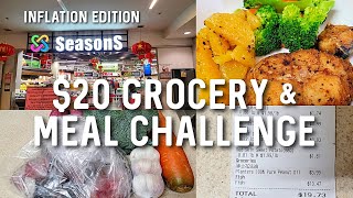 $20 Grocery & Meal Challenge in Toronto | Grocery Budget Challenge #budgetlife