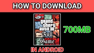 || How To Download Gta 3 Game On Any Android Device || By Reybond Tech|| #rockstargames #gta3 screenshot 3