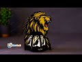 Instructions for assembling Lion Lanterns - Lion Lantern SVG, PDF, Studio Template