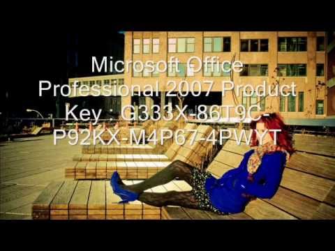 New Microsoft Office Professional 2007 Product Key WIN XP SP3 Working 100%+ keygin
