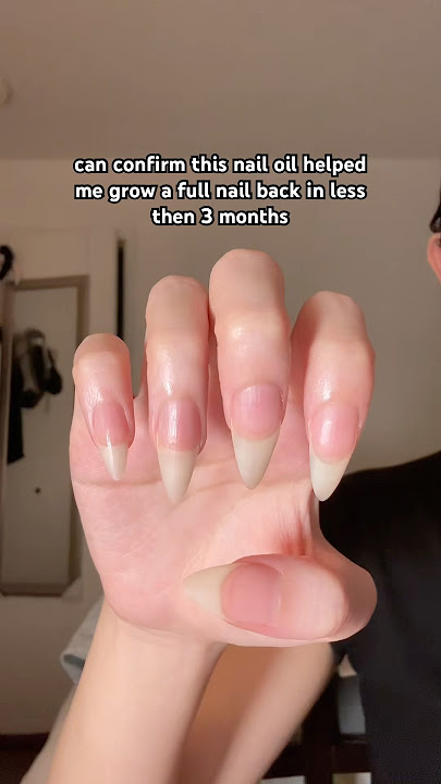 best nail oil for long healthy nails💅🏻✨ #nails #longnails #longnaturalnails
