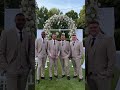 3 piece slim fit wedding groomsman suit park wedding idea  #suits #weddinginspiration  #groomsquad