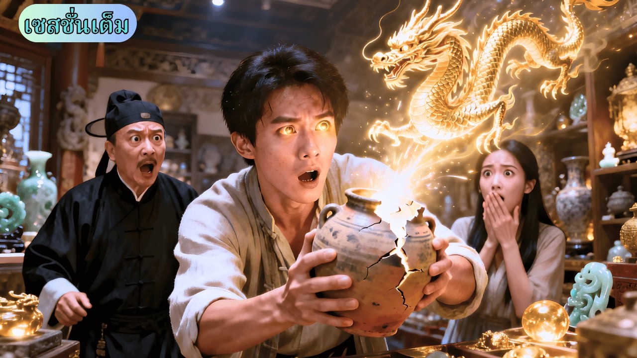 หนุ่มทุบไหโบราณช่วยมังกรศักดิ์สิทธิ์ ได้เนตรทะลุ มองค่าขุมทรัพย์ กวาดพันล้าน ผงาดเป็นจ้าวเมือง