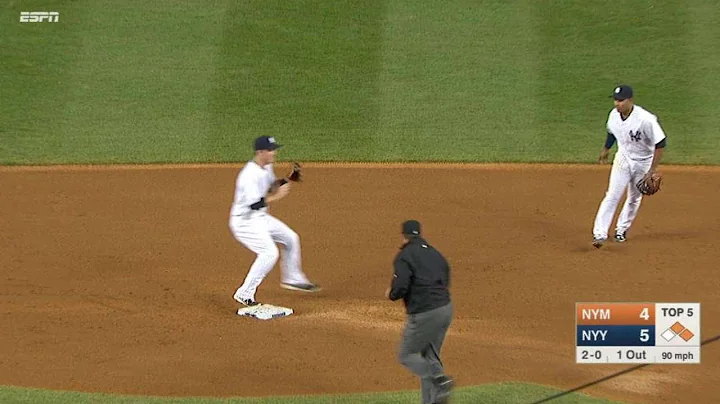 NYM@NYY: Shreve induces inning-ending double play