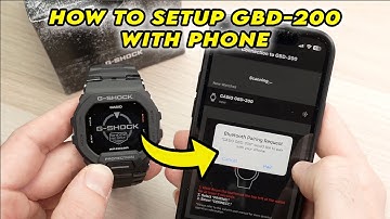 How to Setup Casio G-Shock GBD-200 With Your Phone (iPhone & Android)