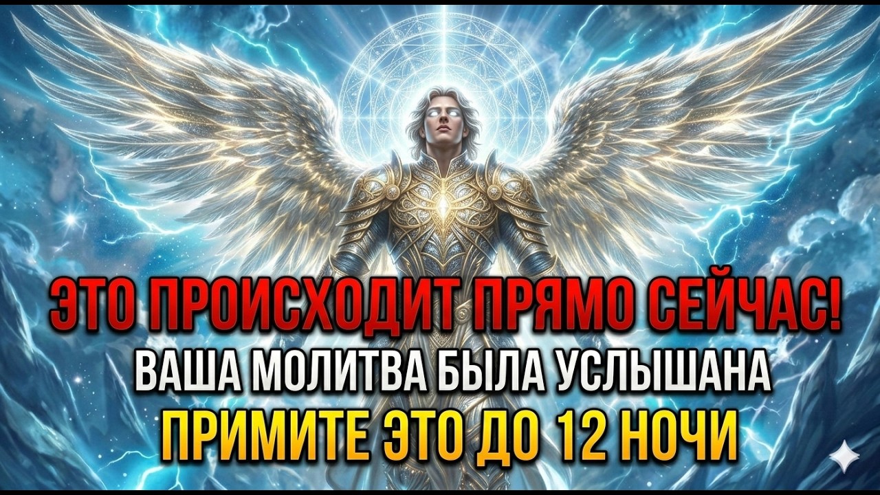 🔴 У ВАС ОСТАЛОСЬ 60 СЕКУНД — АРХАНГЕЛ МИХАИЛ ГОВОРИТ: ЭТО ПРОИСХОДИТ! ВАША МОЛИТВА БЫЛА УСЛЫШАНА.