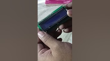 unboxing 16x2 blue LCD #shortvideo #learning #arduinoproject part