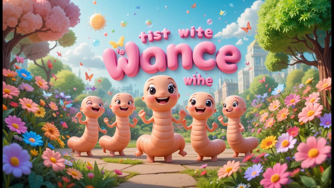 Wiggle Like Worm | Fun Movement Song for Kids | Silly Worm Dance ...