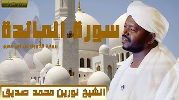الشيخ نورين محمد صديق سورة المائدة برواية الدوري عن أبي عمرو