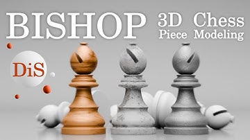 How to make a 3D Bishop Chess piece in Blender (Tutorial)