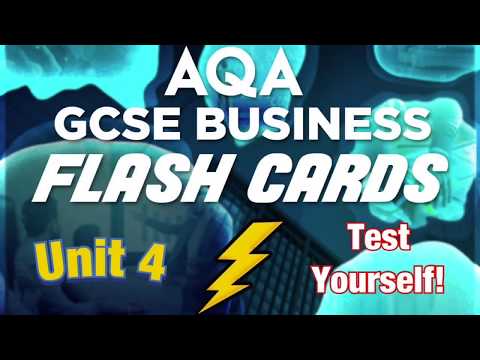 Unit 4 - Revision Flash Cards - AQA GCSE Business
