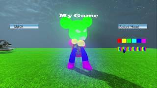 UDK Custom Character Morphing Menu System - SeanClare