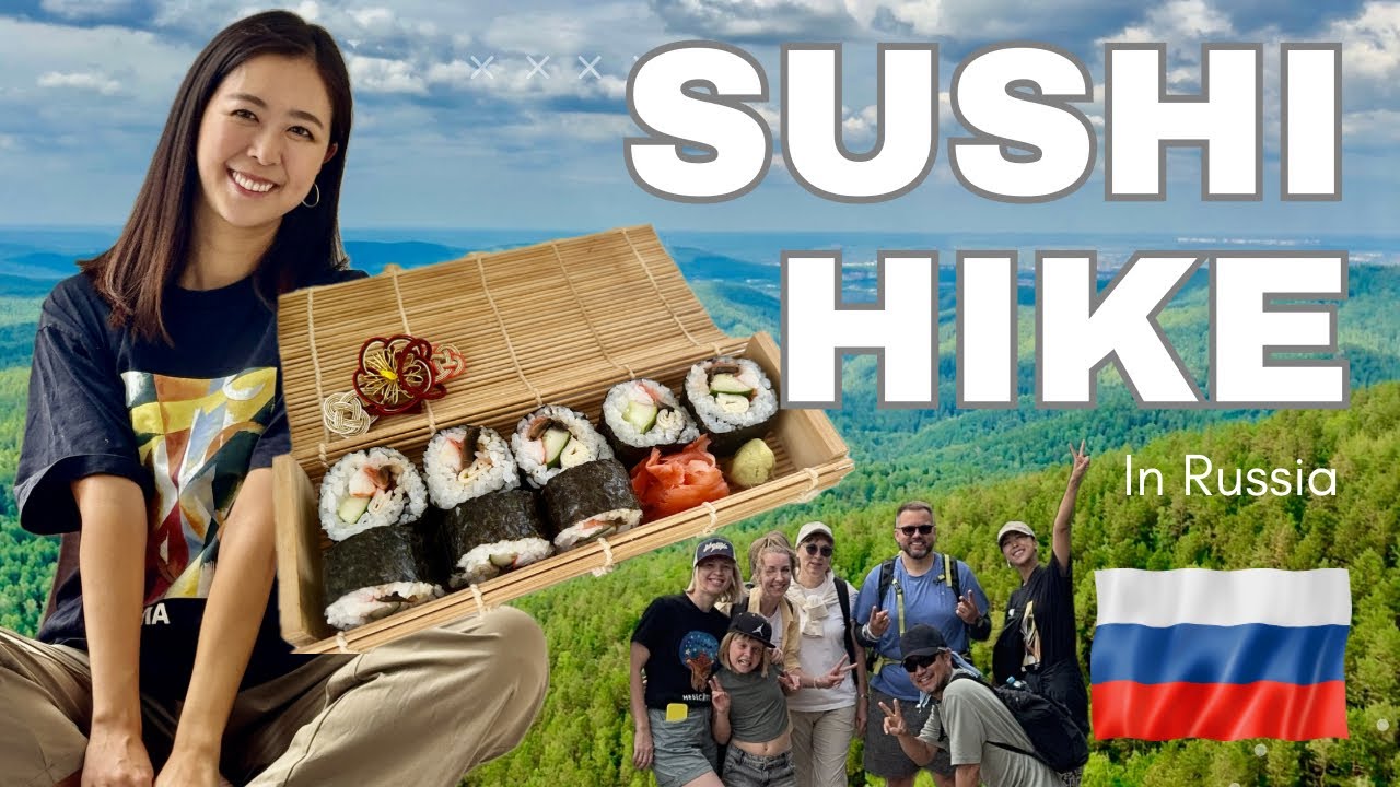 Sushi Bento for a Mountain Hike with a Russian Family🏔️