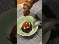 Ice cream on brownie 🍦