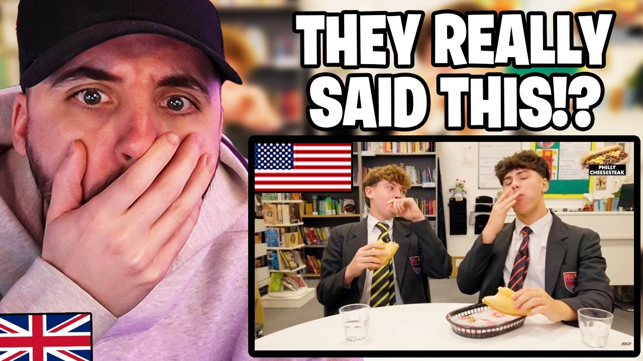 Brit Reacts to British Highschoolers mind-blown by American Sandwiches!