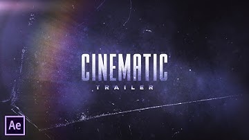 After Effects Tutorial - Cinematic Trailer Title Animation in After Effects (Free Project)