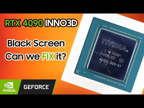 Inno3d RTX 4090 - Black screen after water block installation #krisfixgermany