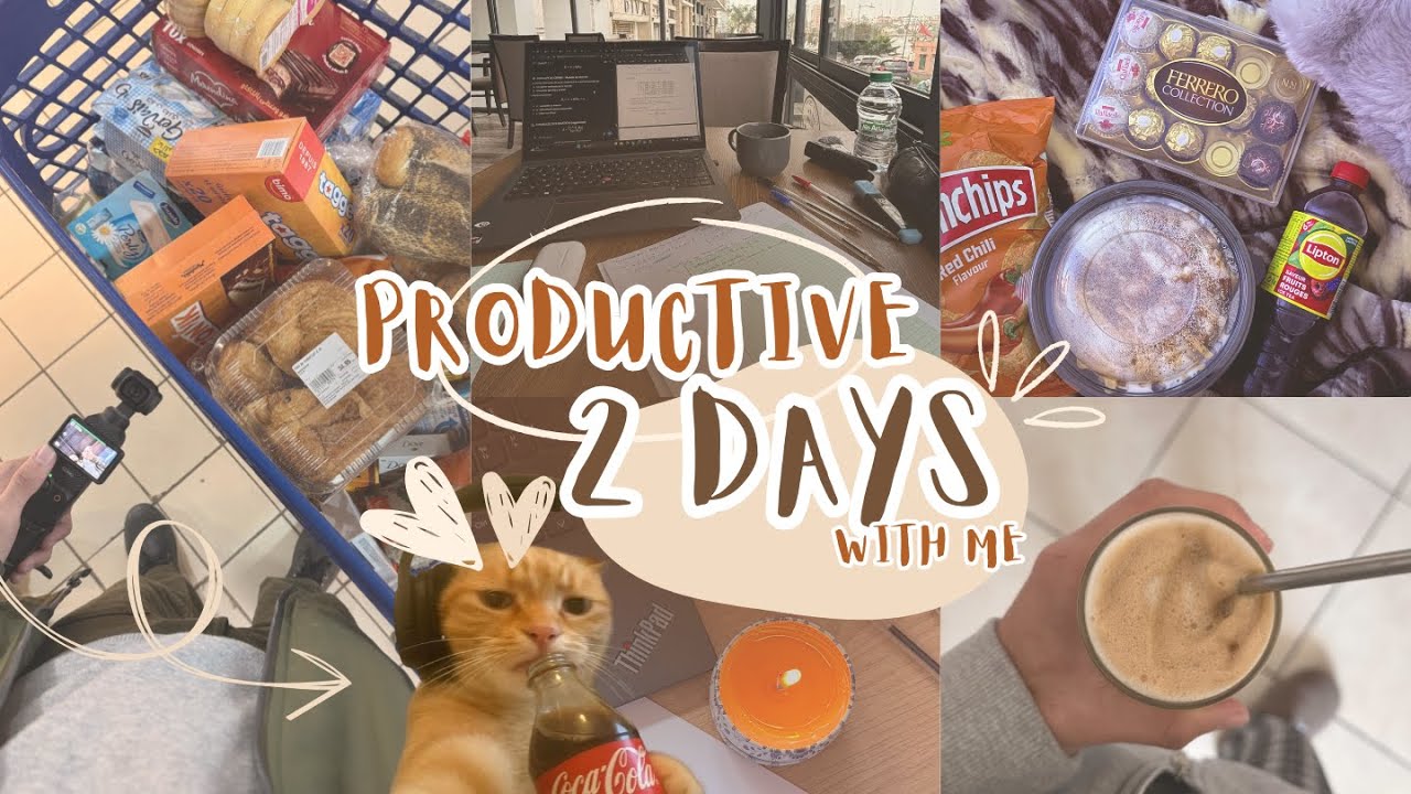 2 DAYS WITH ME ✨ | 😔دراسة، روتين يومي و قرار ما كنتش ضارب ليه الحساب