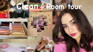 Clean 🧽 + room tour 🎀✨ : اجي نجمعو البيت ونديرو دورة خفيفة فبيتي 🫶🏻🪷