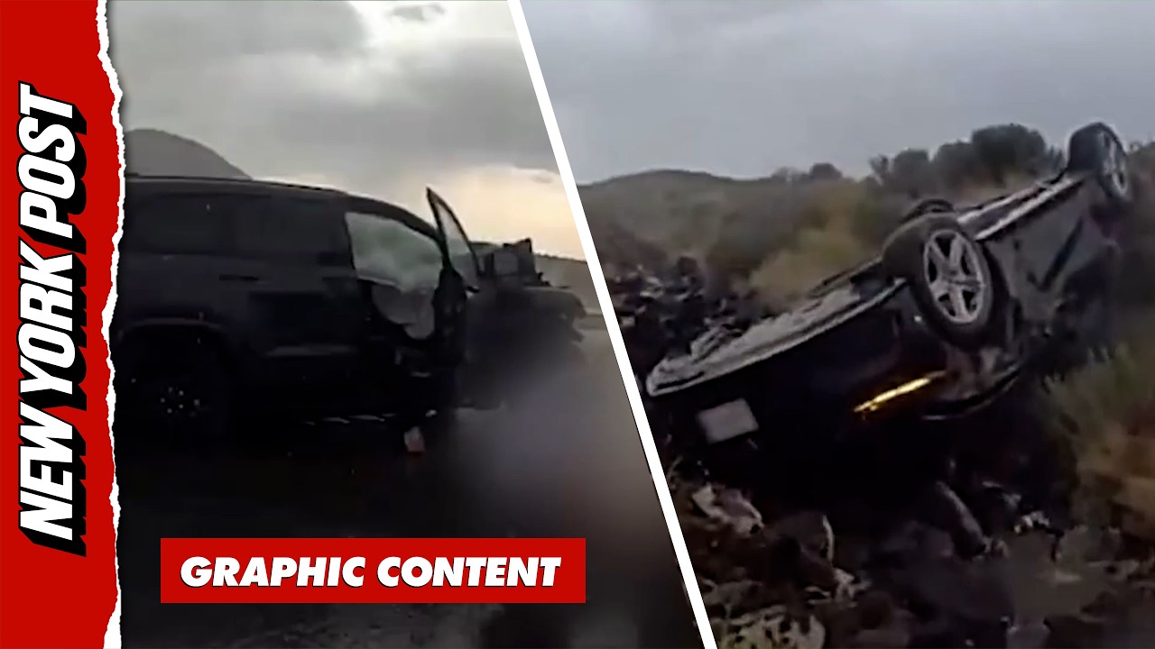 Fatal Pileup: Multiple Vehicles Collide on Slick Highway