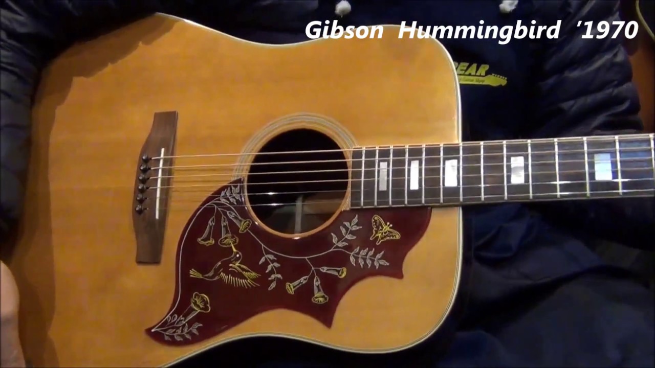 激鳴り❗️70's Jヴィンテージ❗️ハミングバード レリック加工❗️エレアコ仕様‼️ オットリーヤ動画】GIBSON HUMMINGBIRD '1970 - YouTube