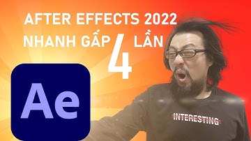 NÂNG CẤP MỚI GIÚP AFTER EFFECTS NHANH GẤP 4 LẦN