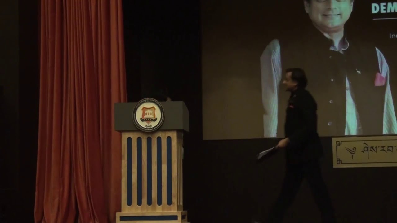 2nd Friday Forum Lecture by Dr. Shashi Tharoor @ RIGSS Bhutan speech of bangabandhu