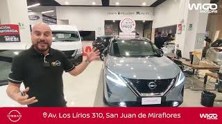 visitando la Tienda Nissan modelos Qashqai y Versa en mall del Sur