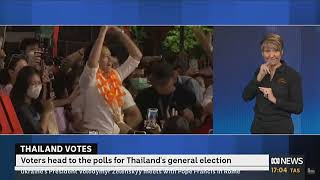 [SL] ABC NEWS | Thailand Election 2023 | Voter head to the polls for Thailands General Election