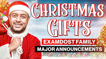 Santa brings Christmas Gifts for ExamDost Family | Major Announcements | Ankit Goyal | One Man Army