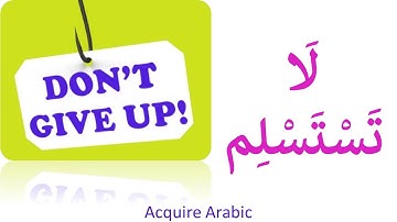 Learn ARABIC in 7  Minutes  -  All basics every  BEGINNER needs.