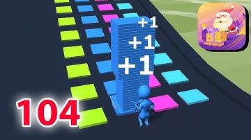 Stack Colors - Level 104 - NEW GAME - New Update Gameplay Walkthrough - All Level (iOS, Android)