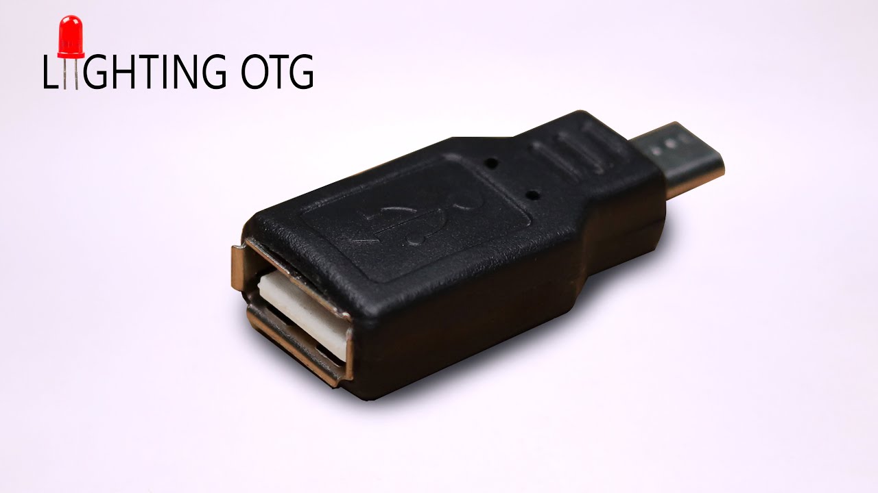 How to make simple lighting OTG cable