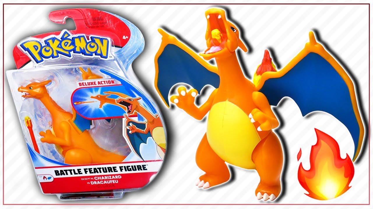 Charizard Pokemon Battle Feature Figure Deluxe Action Brand New Sealed