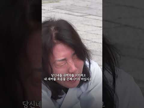   현장의재구성 이태원 참사 유가족의 눈물 Shorts 연합뉴스TV YonhapnewsTV