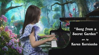 Song From A Secret Garden Arr By Karen Kornienko Mila Yakibchuk Piano 7 Years Old